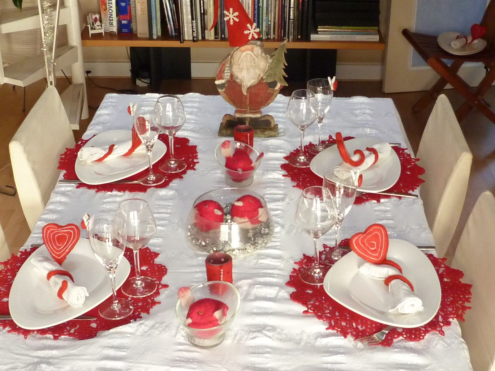 Décorations pour tables de noel recettes, astuces et déco.