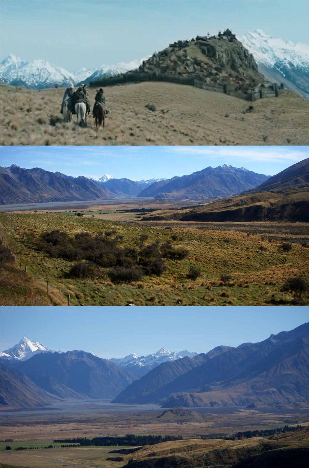 Le Seigneur des Anneaux Edoras (enfin !) AL in New Zealand looking for Aragorn