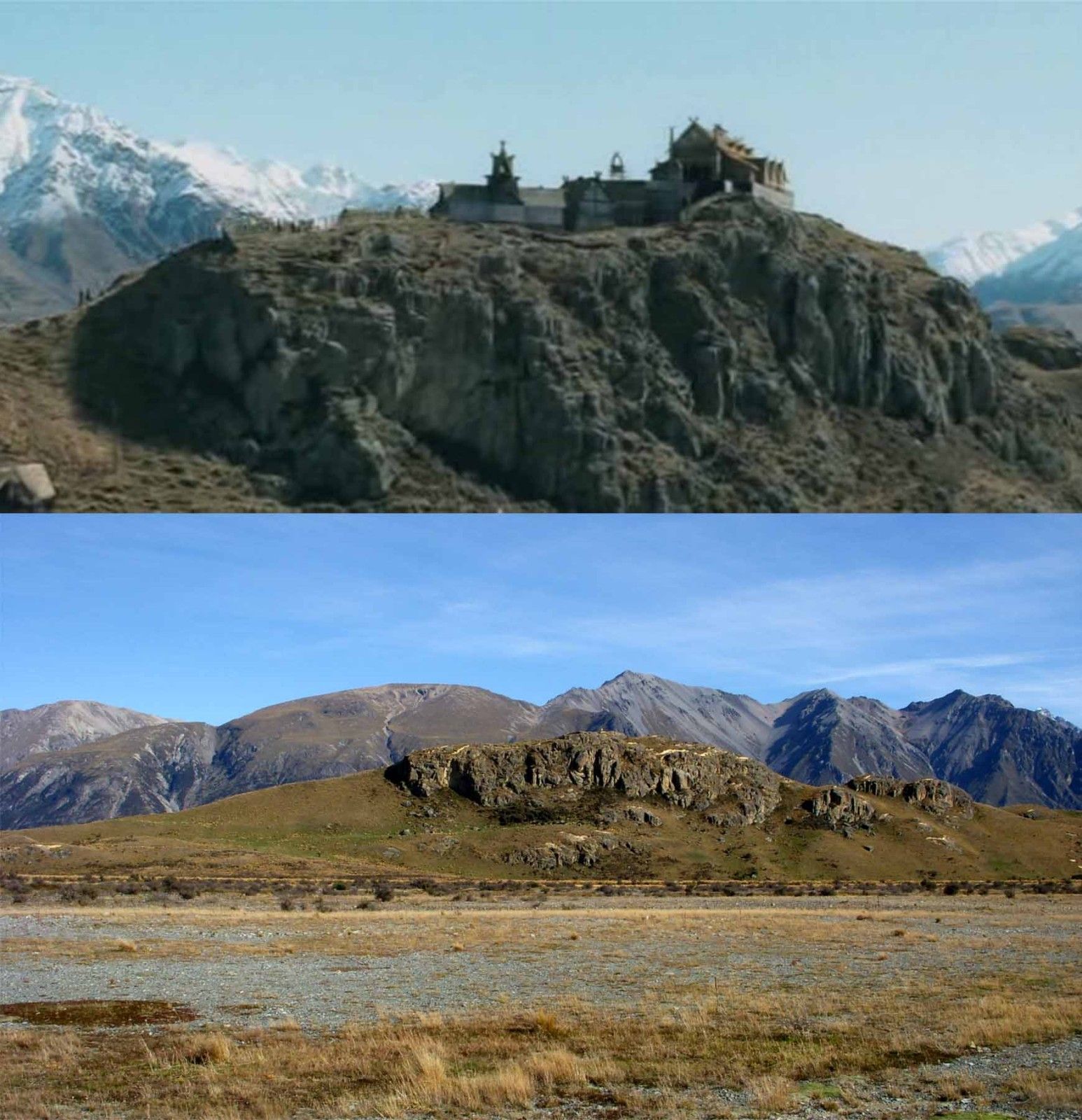Le Seigneur des Anneaux Edoras (enfin !) AL in New Zealand looking for Aragorn