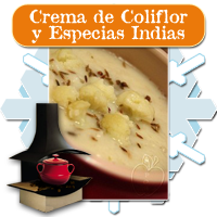 Crema de Coliflor y Especias Indias