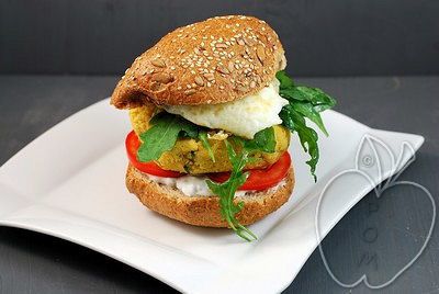 Bocata de hamburguesa vegetal (3)
