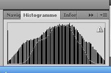 histogramme peigne