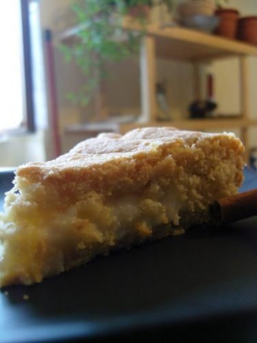 Crème pâtissière dégoulinante du Gâteau Basque