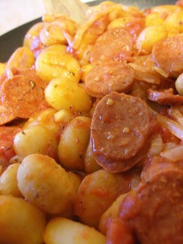 Gnocchi au Chorizo