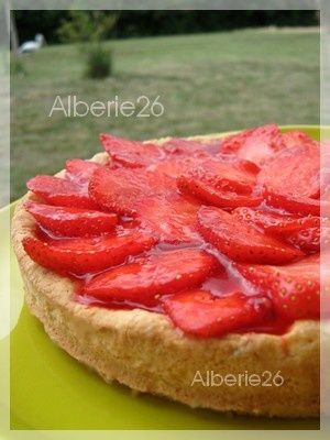 tarte fraise crème pâtissière