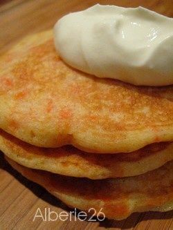 blinis aux carottes