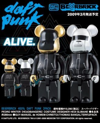 Be@rbrick Daft Punk 400% & 100%