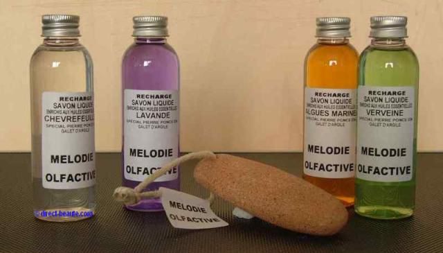 pierre ponce en galet d'argile et ses recharges - Le blog de mélody parfum
