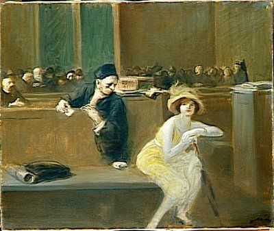 Forain - Scène de tribunal