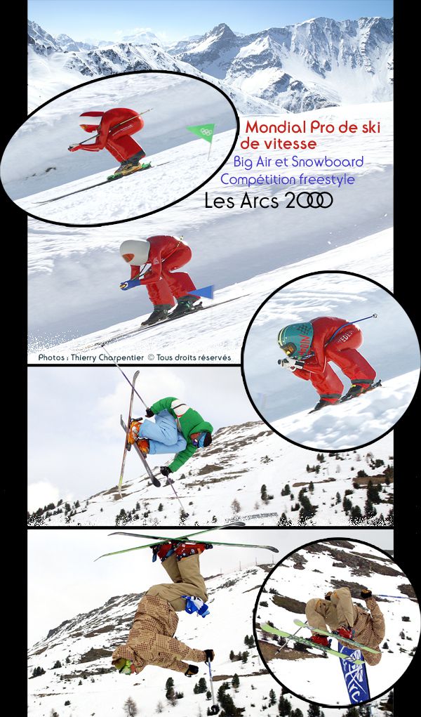 Ski de vitesse, freestyle, big air et snowboard - Thierry Charpentier -  Photographe et Créateur d'image