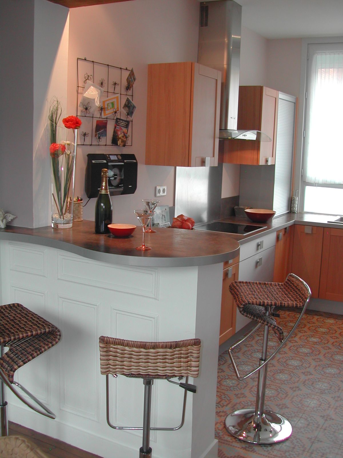 Création d'une cuisine : avant/après lf ambiances et déco