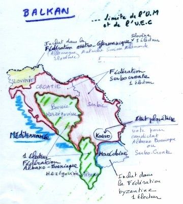 Les Balkans selon le roman