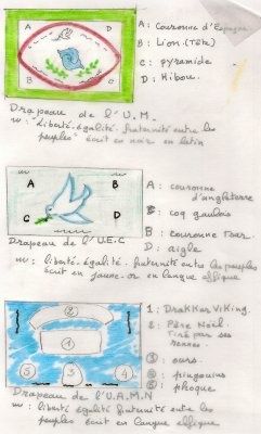 DRAPEAUX des UNIONS.