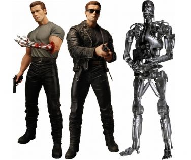 ROBOCOP vs TERMINATOR figurine Robocop Neca battle damage