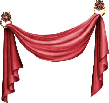 rideau drap rouge 13120