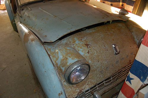 1960 Triumph TR3 A Roadster Barn Find Front
