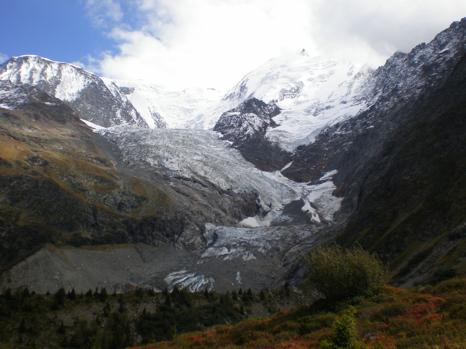 Glacier de Bionnassay par le col du Tricot (2120m) Saint-Gervais -  Randonnée Haute-Savoie Le blog de l' Ange de la Yaute