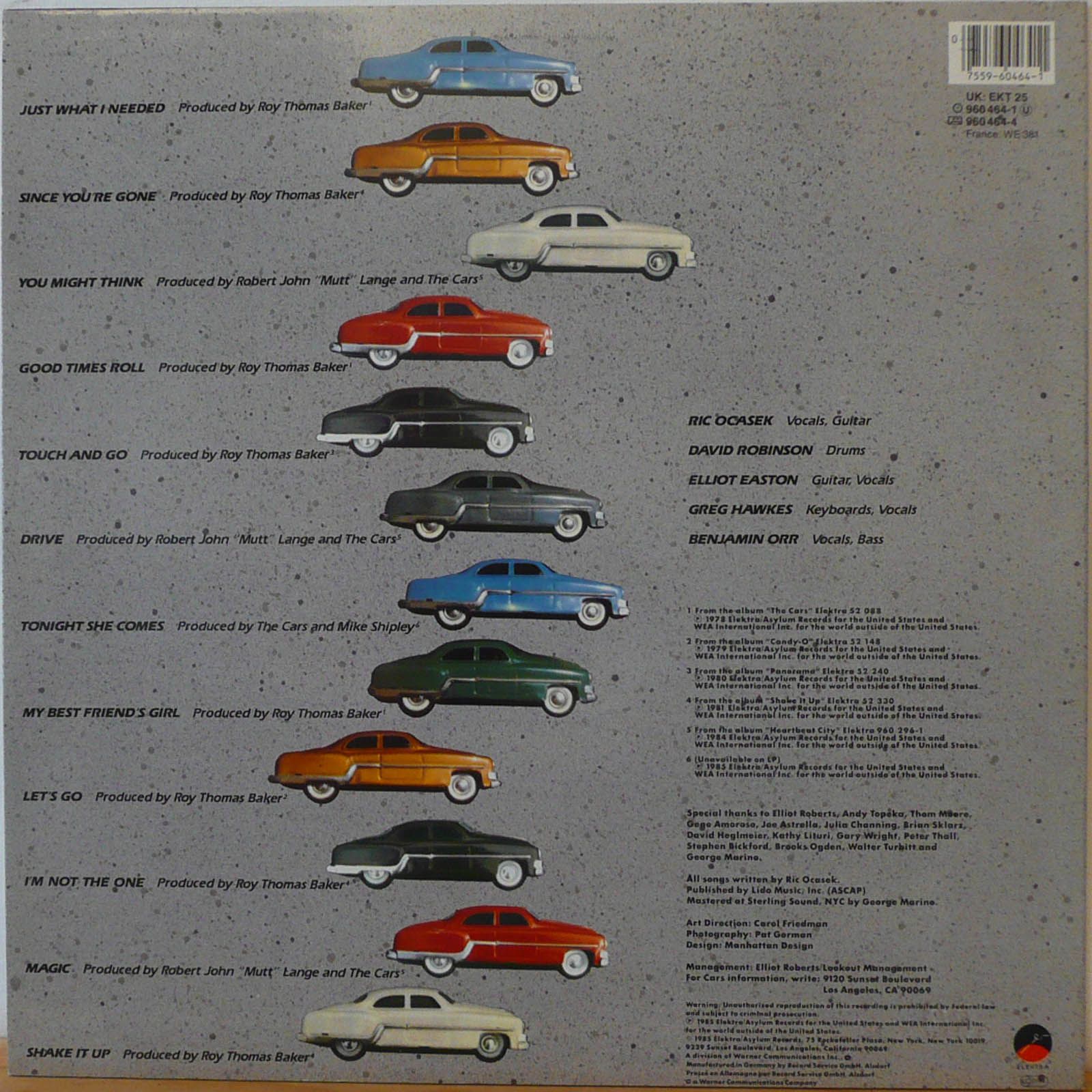 Cars Greatest Hits