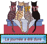 la journée a été dure