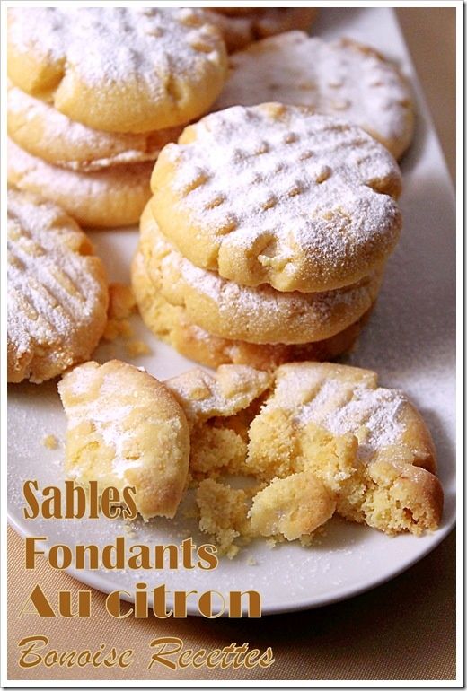 Sablés Citron