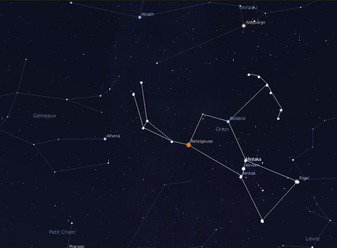 la constellation d orion