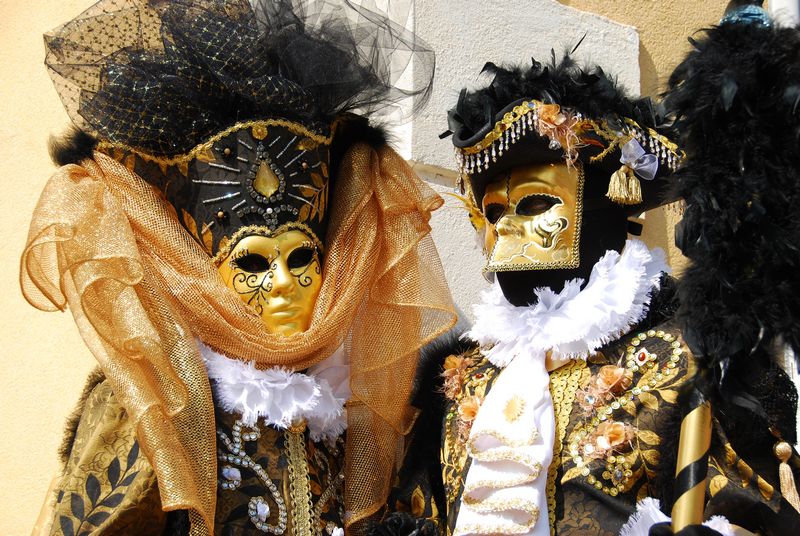 Carnaval vénitien de Martigues (Les flâneries au miroir) par Paul & Martine