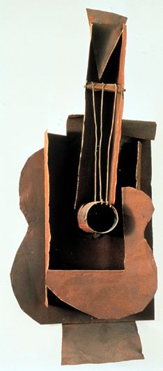 Picasso Guitar sheet metal wire 1912