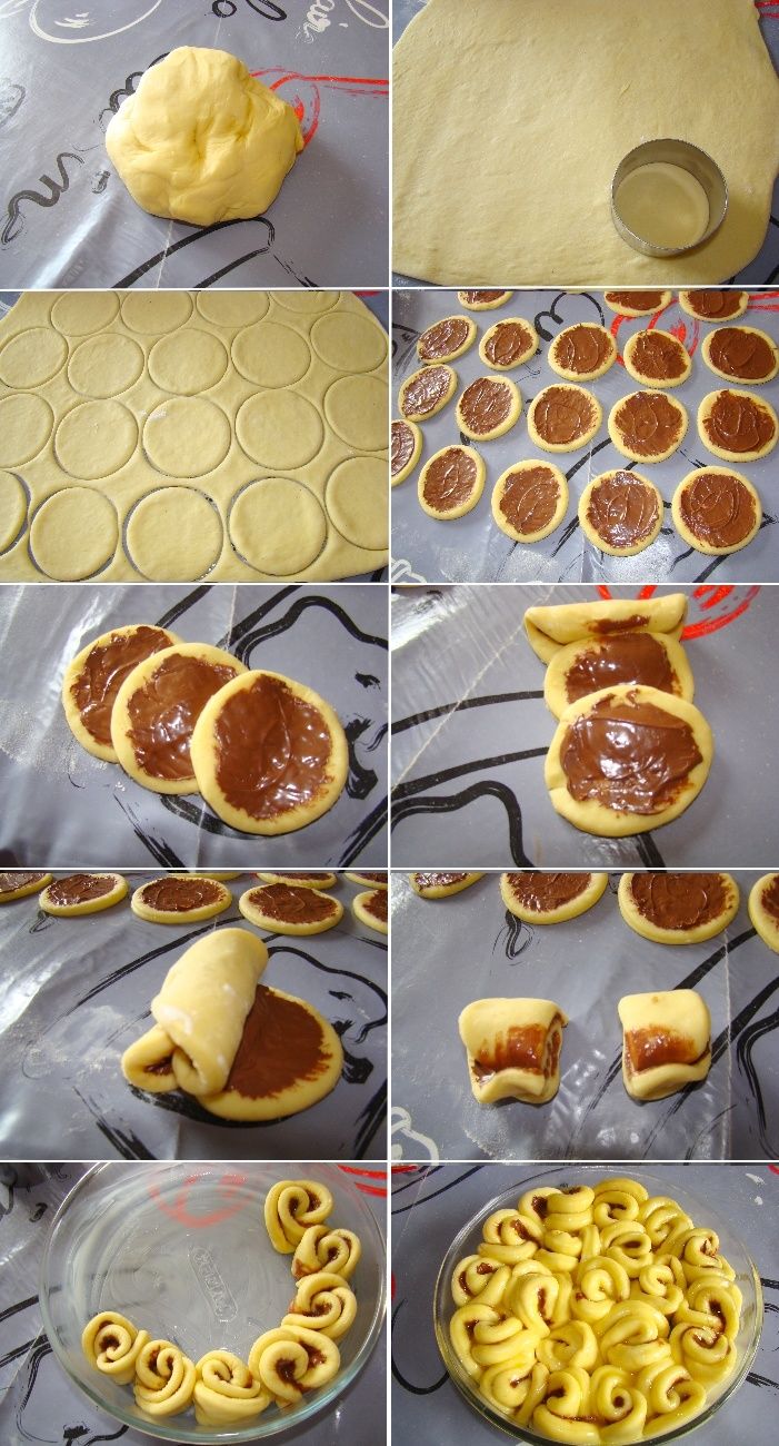 Etapes brioche bouclettes