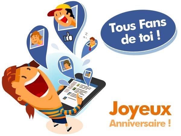 Carte Facebook Fans Tous Fans de toi !