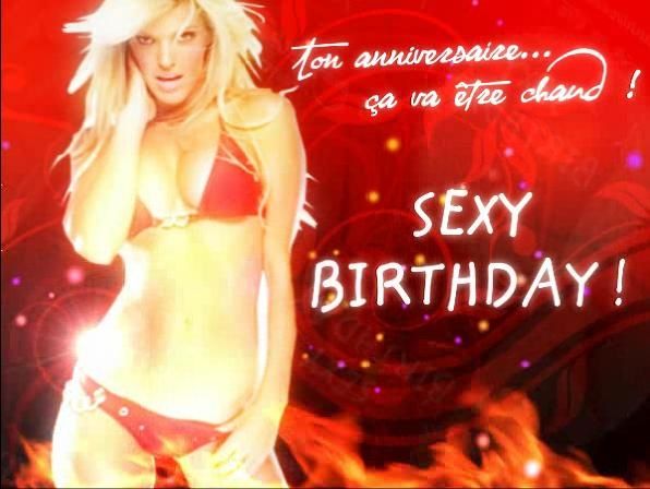 Carte anniversaire sexy Carte anniversaire sexy