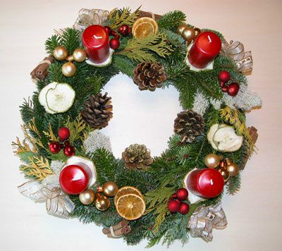A couronne avent noel