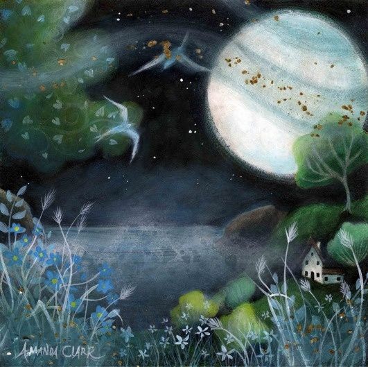 Lune, Peinture d'Amanda Clark Lune1.jpg