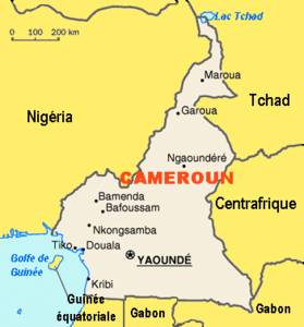 Résultat de recherche d'images pour "carte cameroun tchad douala"