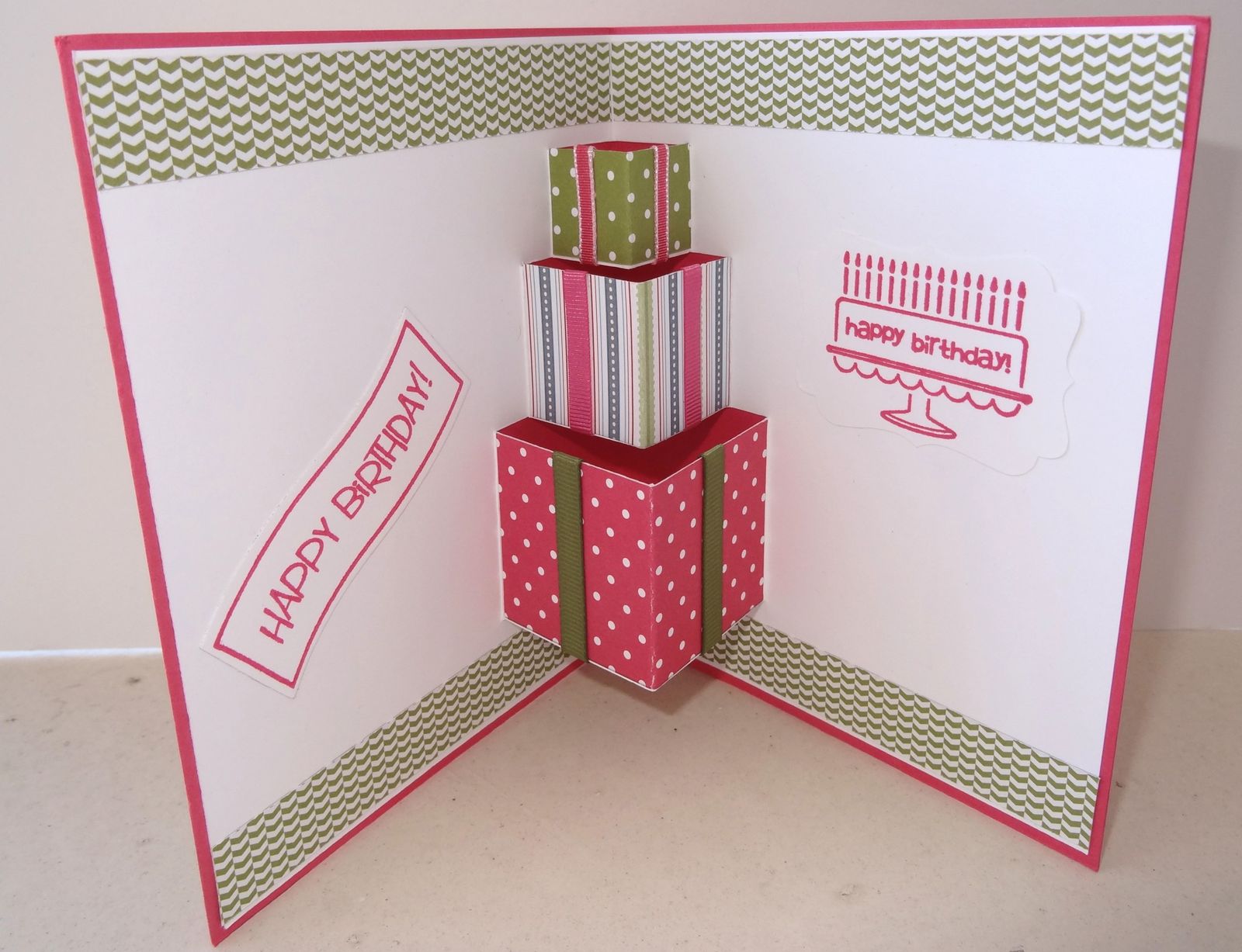 Carte Anniversaire Pop Up