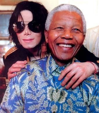Nelson MANDELA et M.JACKSON Nelson MANDELA et M.JACKSON