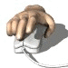main sur souris