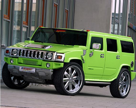 hummer vert pomme