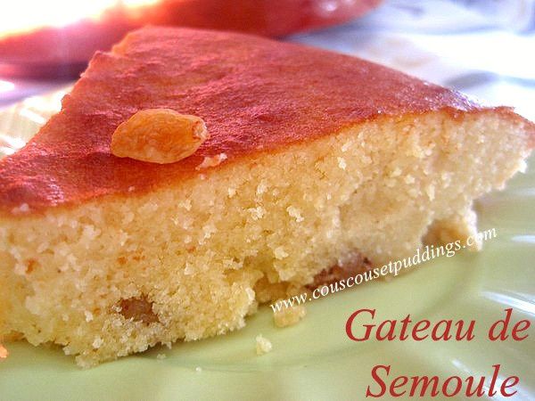 gateau de semoule..