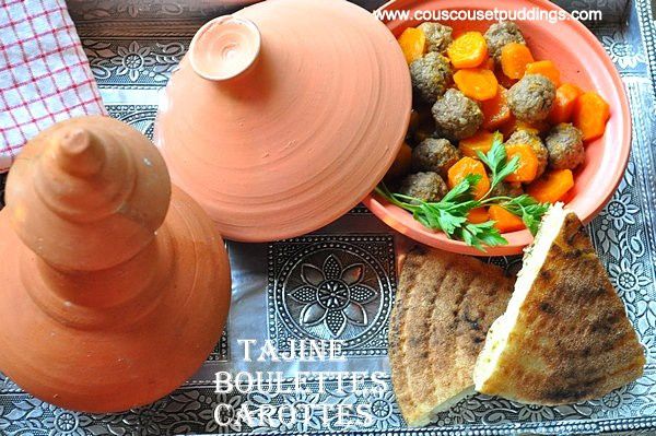 tajine carotte boulette de viande hachee