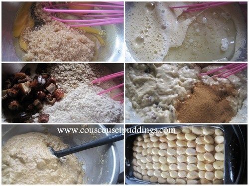cake amandes dattes cafe