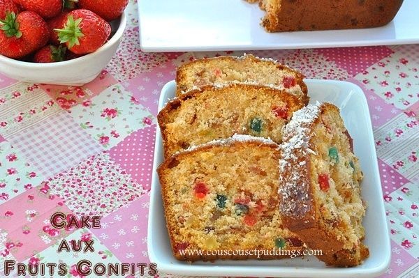 cake aux fruits confits