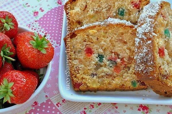 cake fruits confits