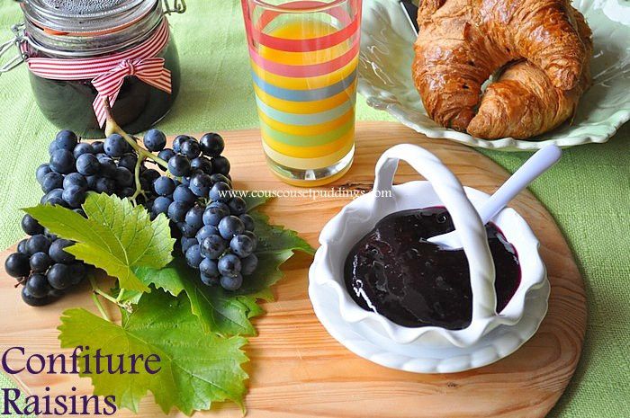 confiture de raisins rouges