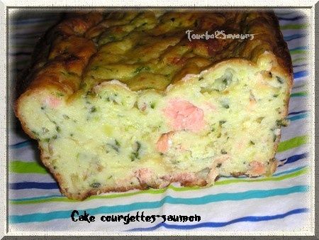 Cake Au Courgettes Et Saumon Fume Touche De Saveurs