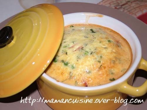 clafoutis petit pois OB