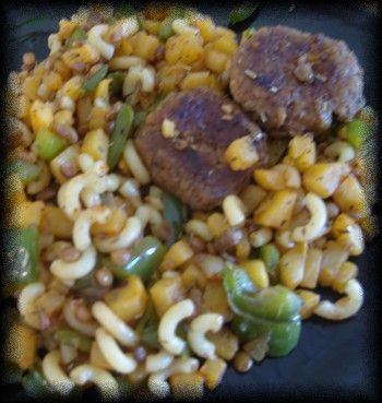assiette multicolore