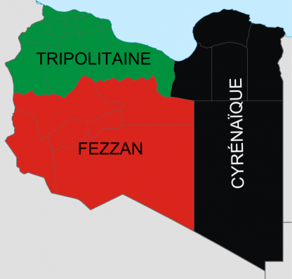 libye carte regions