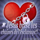 jesus bise les chaines