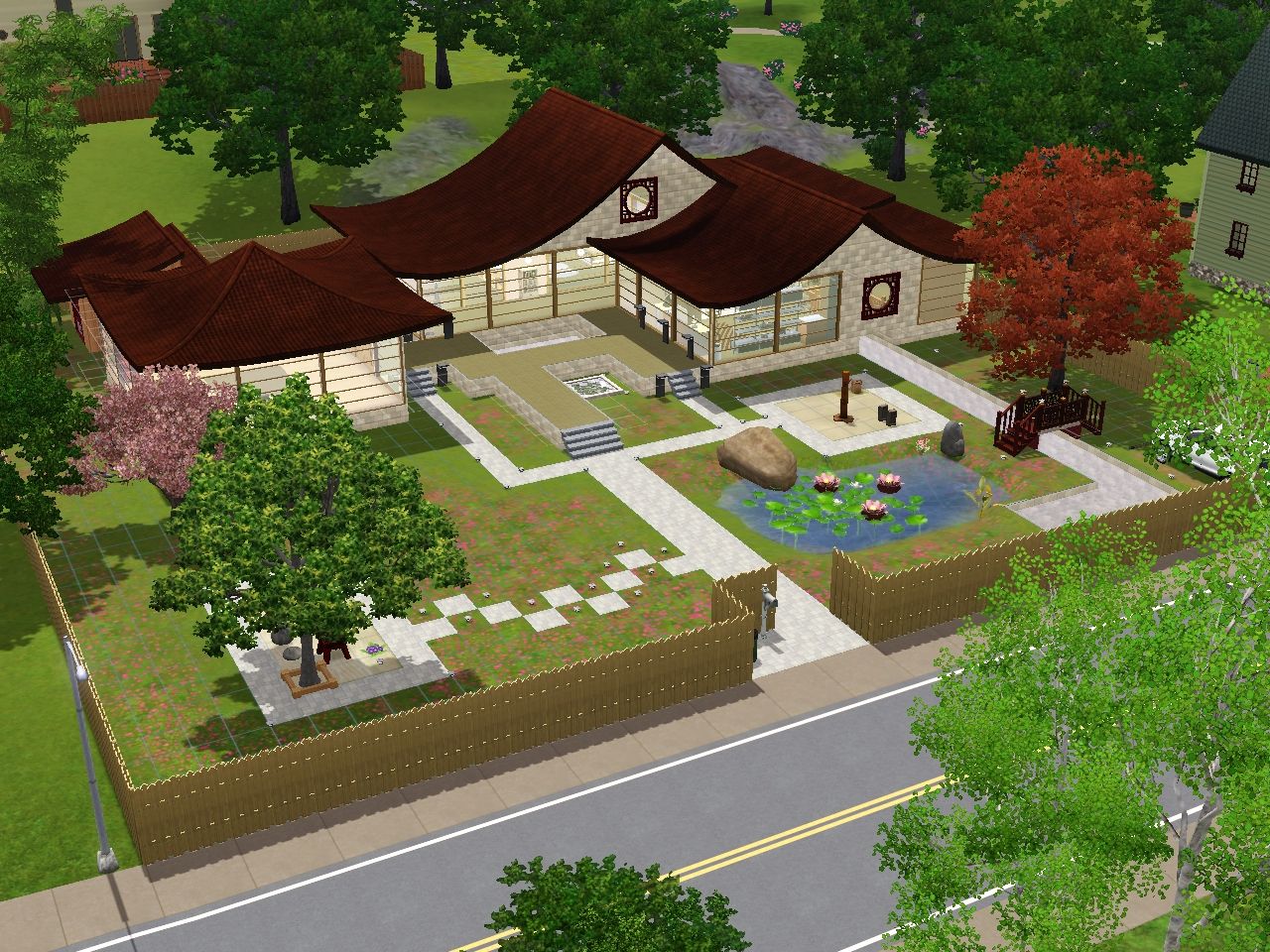 Ma maison chinoise zen. top design sims3