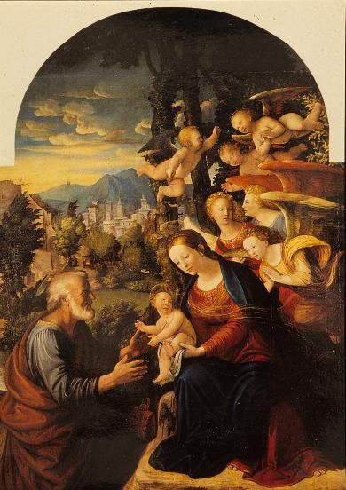sainte famille vérone vers 1520